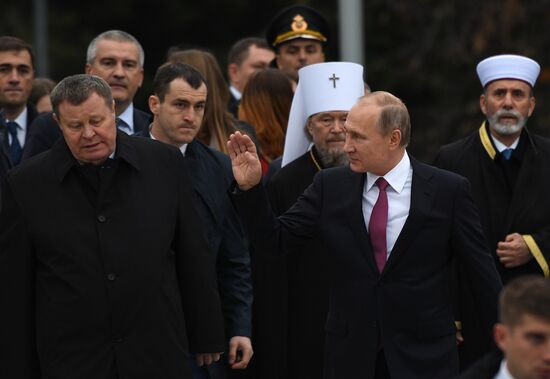 President Putin visits Yalta