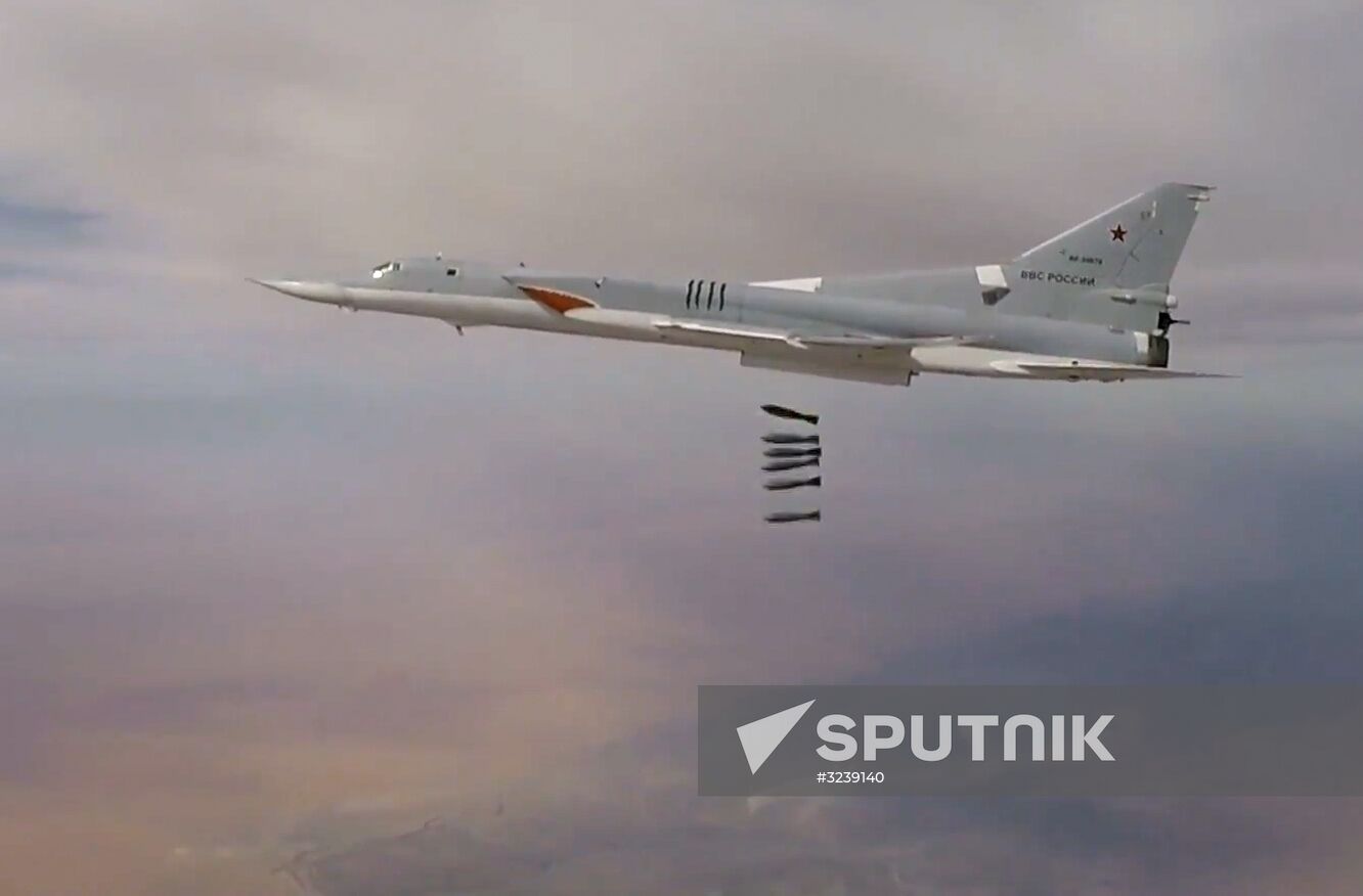 Russian Air Force hits terrorist targets in Syria