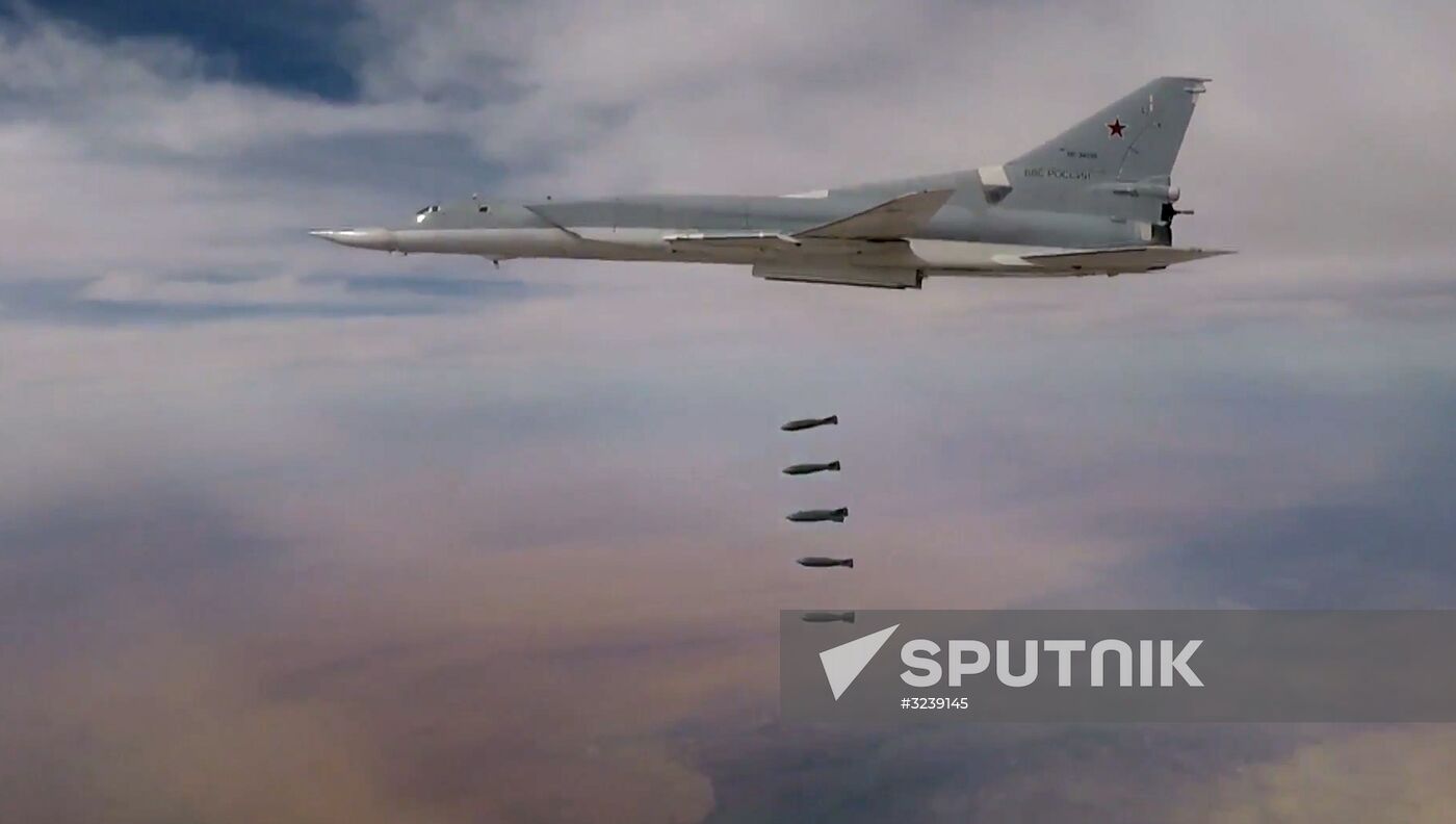 Russian Air Force hits terrorist targets in Syria