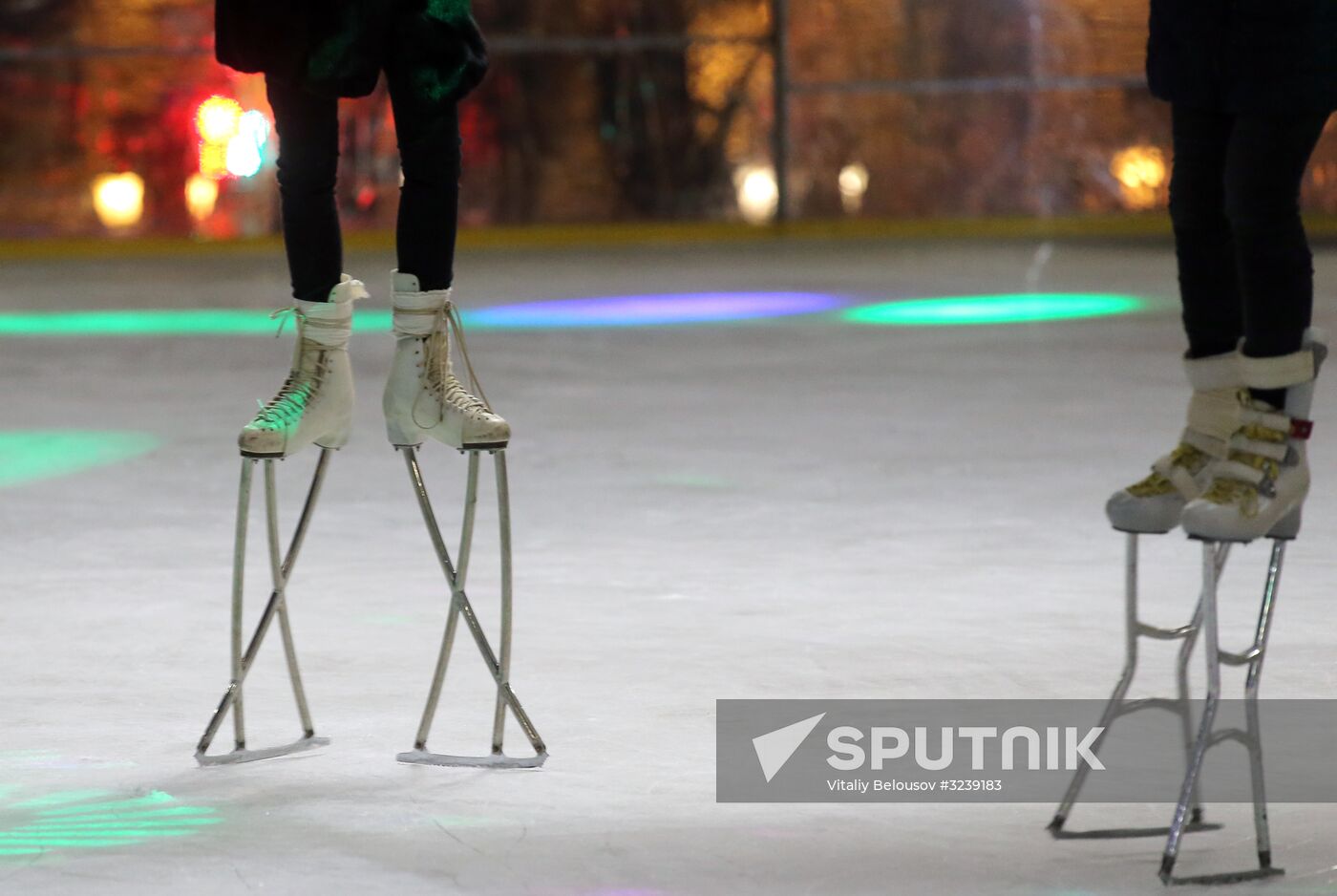 Hermitage Garden opens skating-rink, new season