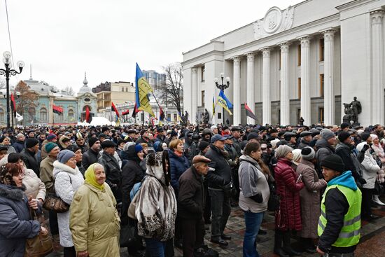 Mikheil Saakashvili's party rally in Kiev