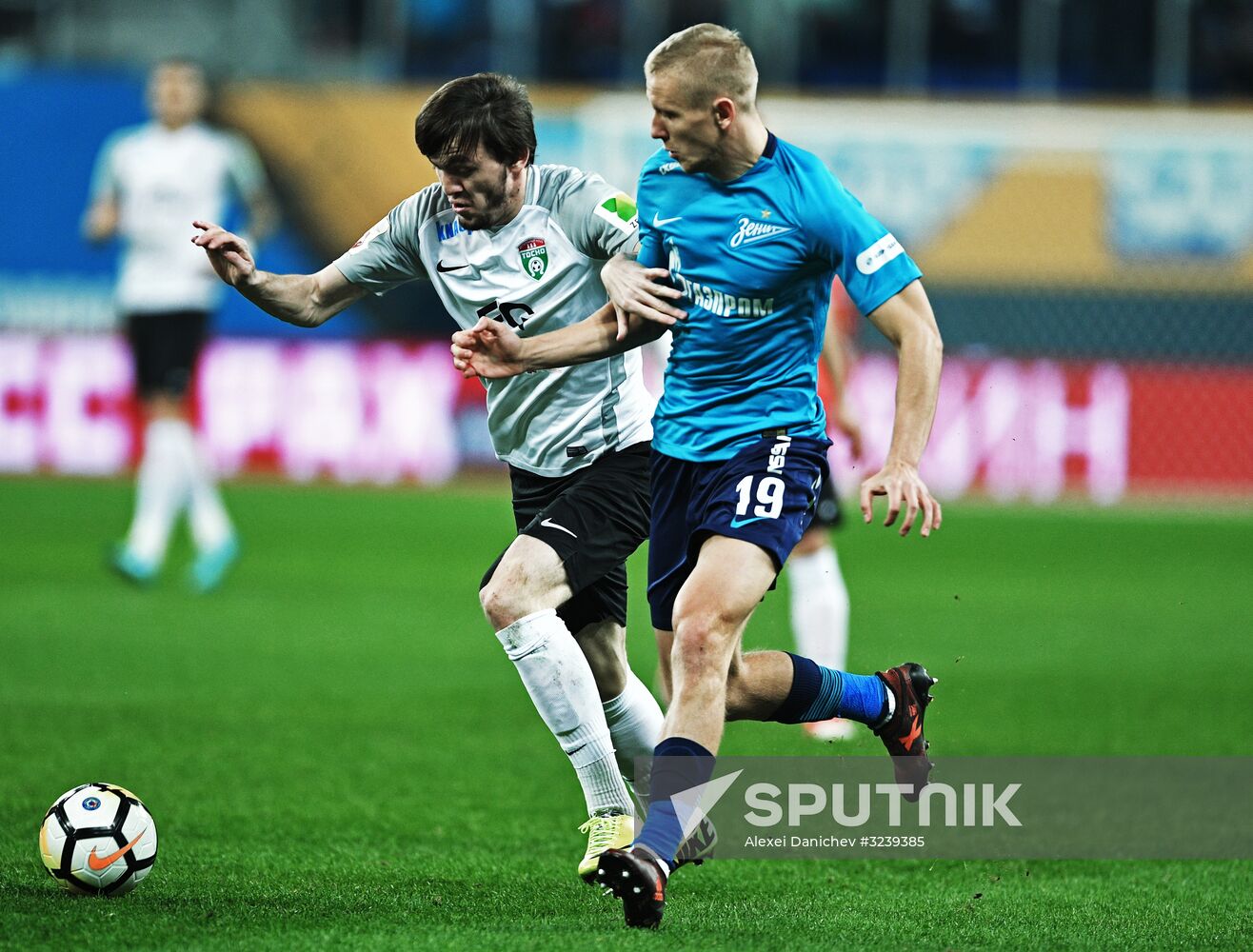 Russian Football Premier League. Zenit vs. Tosno