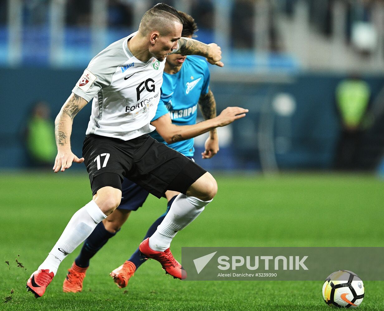 Russian Football Premier League. Zenit vs. Tosno