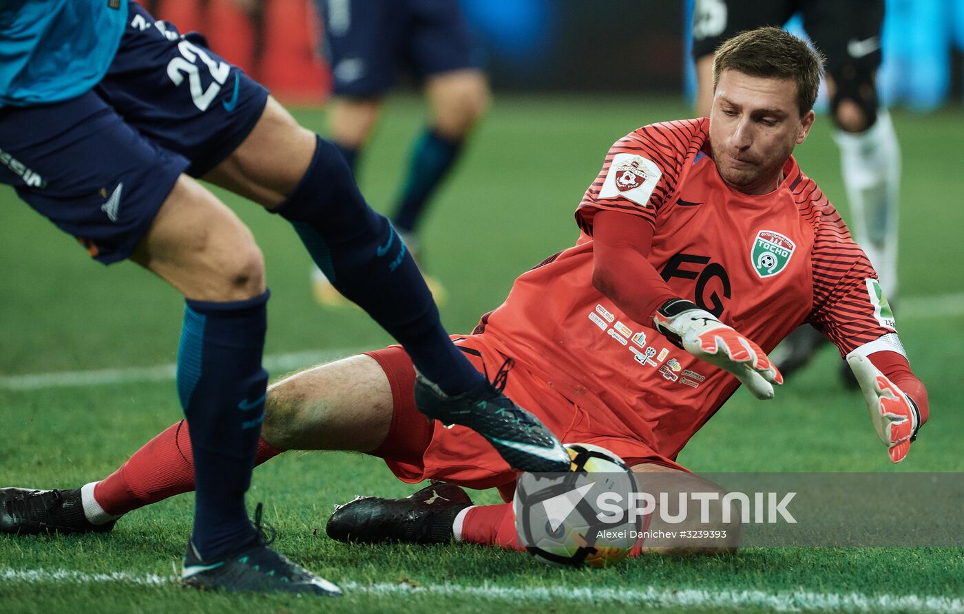 Russian Football Premier League. Zenit vs. Tosno
