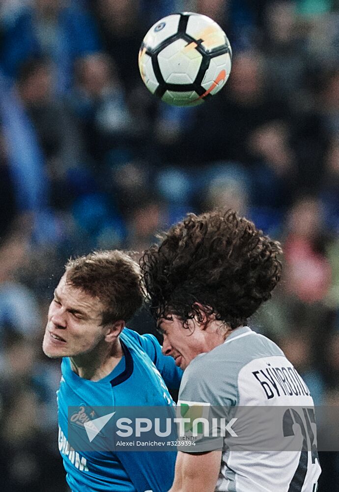 Russian Football Premier League. Zenit vs. Tosno