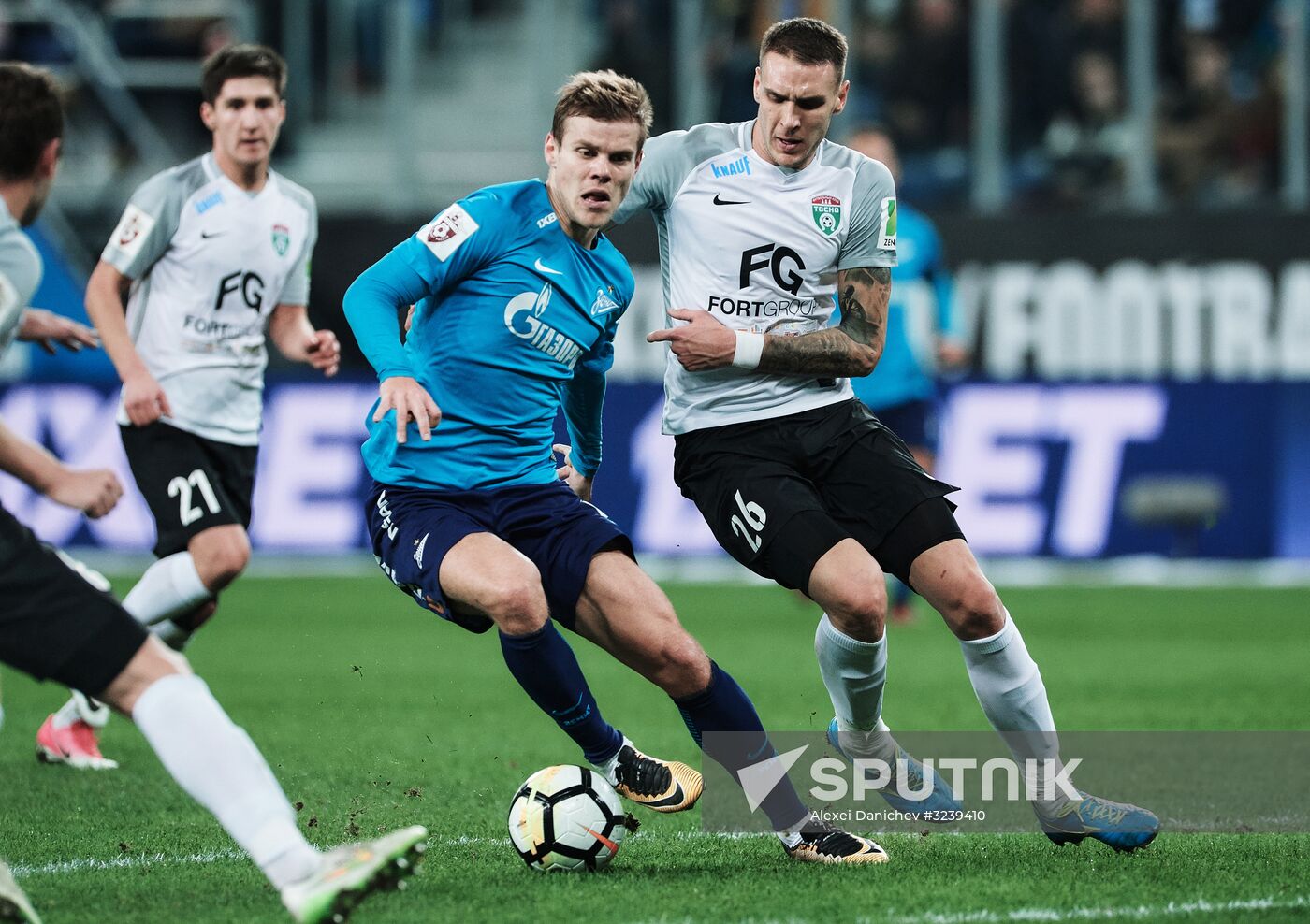 Russian Football Premier League. Zenit vs. Tosno