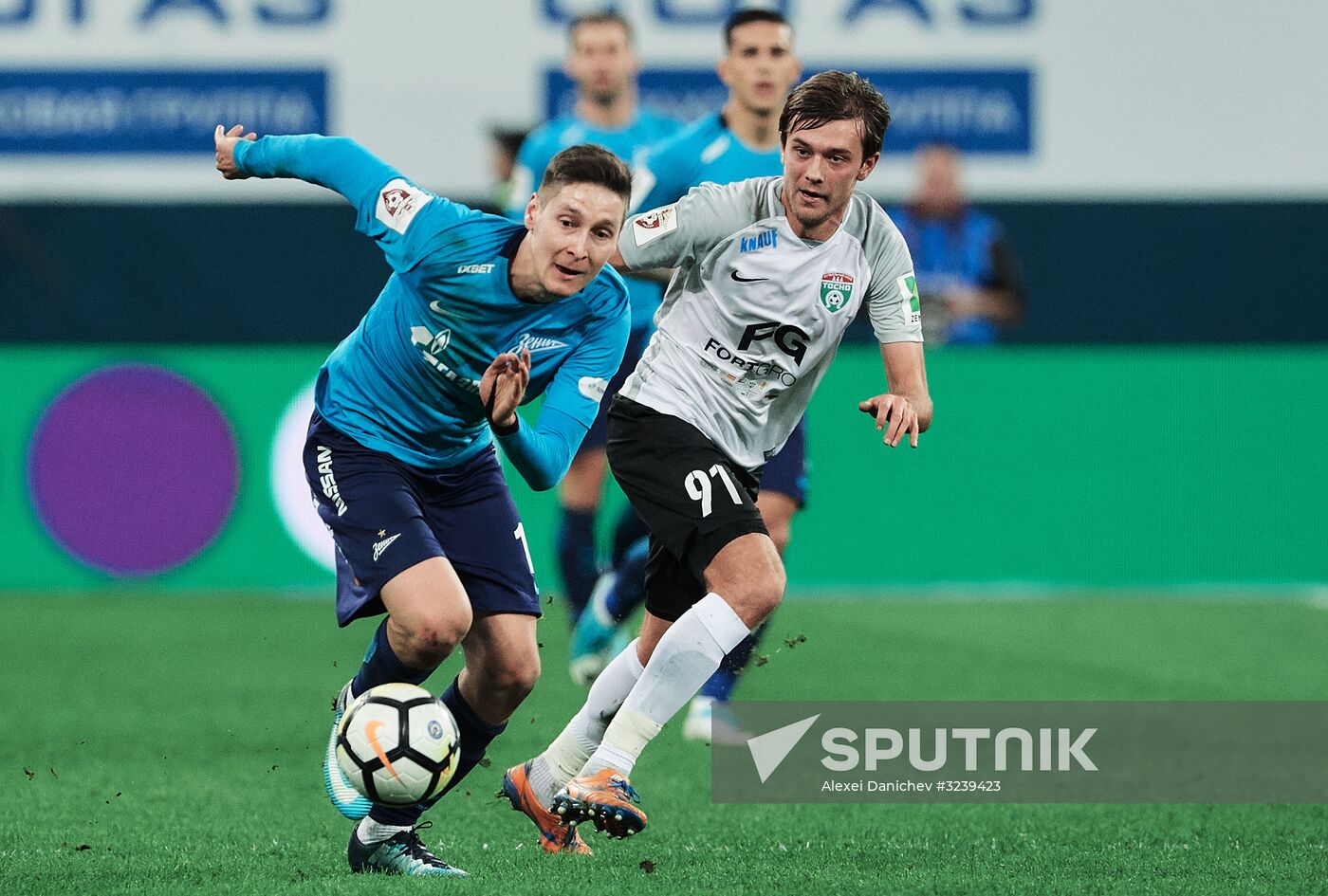 Russian Football Premier League. Zenit vs. Tosno