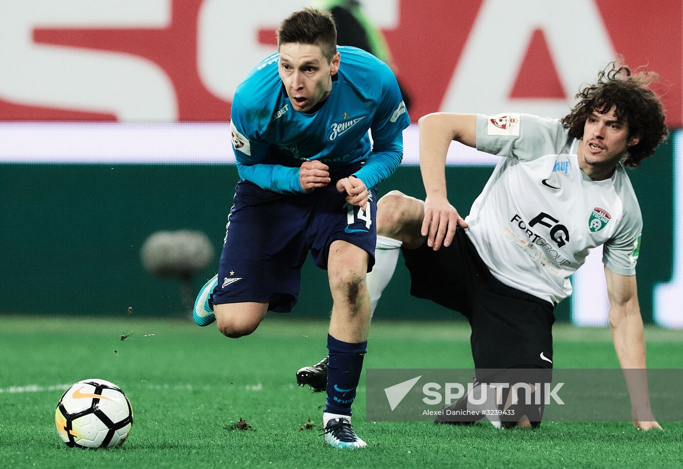 Russian Football Premier League. Zenit vs. Tosno