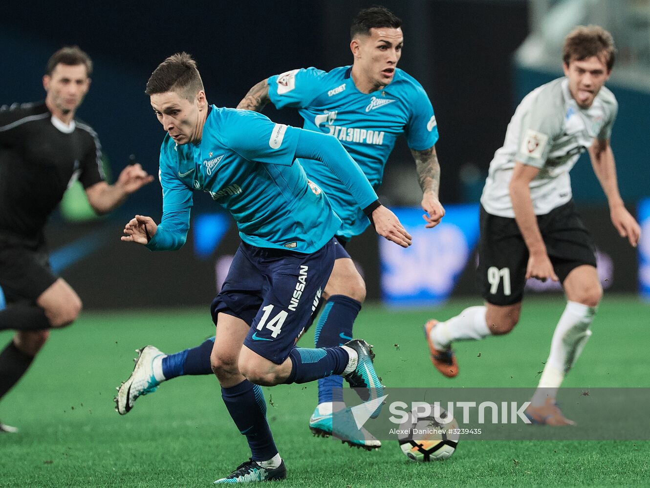 Russian Football Premier League. Zenit vs. Tosno
