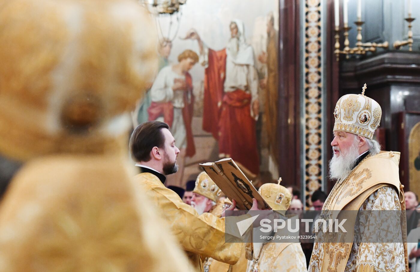 Liturgy in Cathedral of Christ the Savior