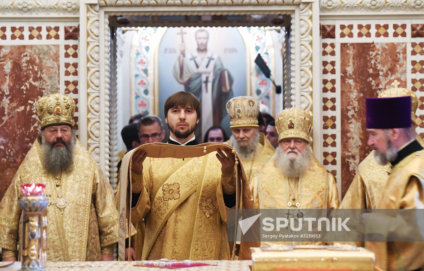 Liturgy in Cathedral of Christ the Savior