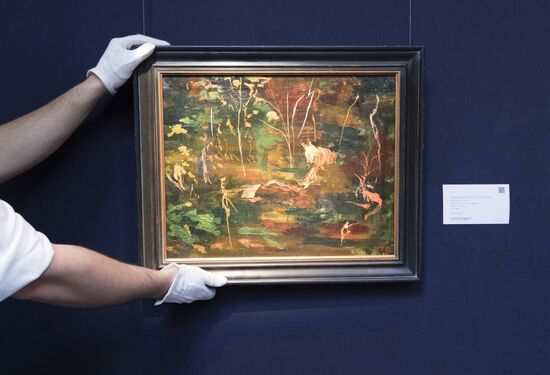 Winston Churchill's last picture put up for auction