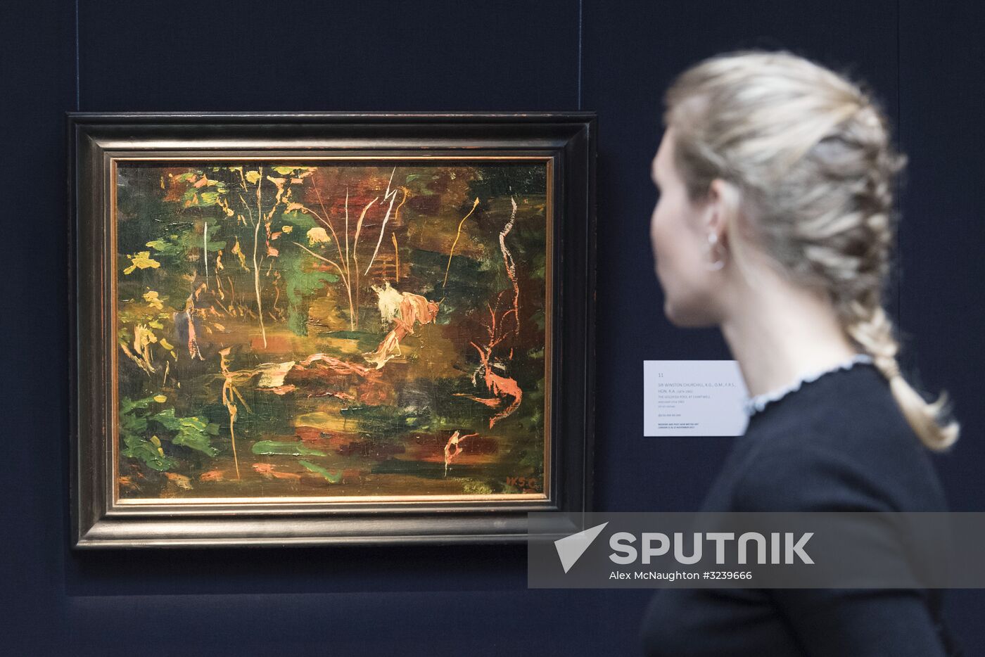 Winston Churchill's last picture put up for auction