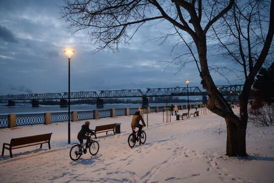 Winter in Novosibirsk