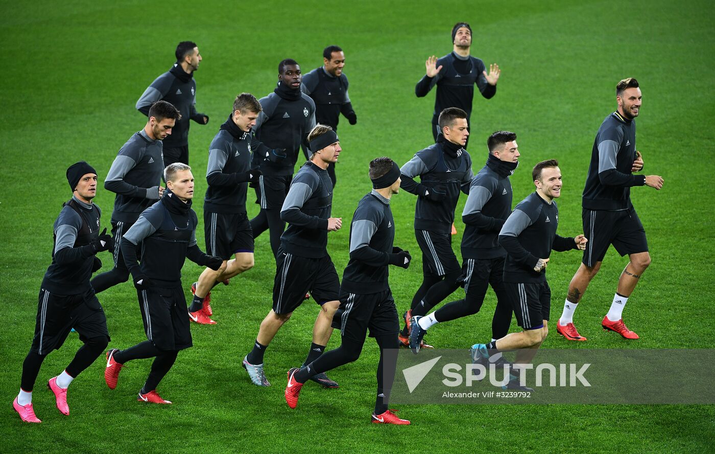 Football. Champions League. Maribor's training session
