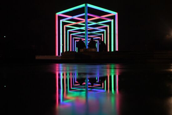 Creating stereo skating rink in Gorky Park