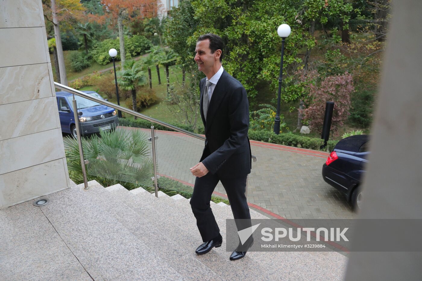 Vladimir Putin meets with Syrian President Bashar Al-Assad