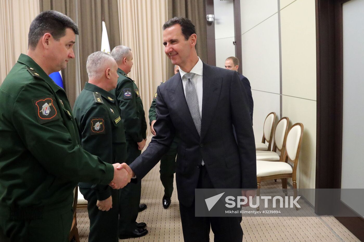 Vladimir Putin meets with Syrian President Bashar Al-Assad