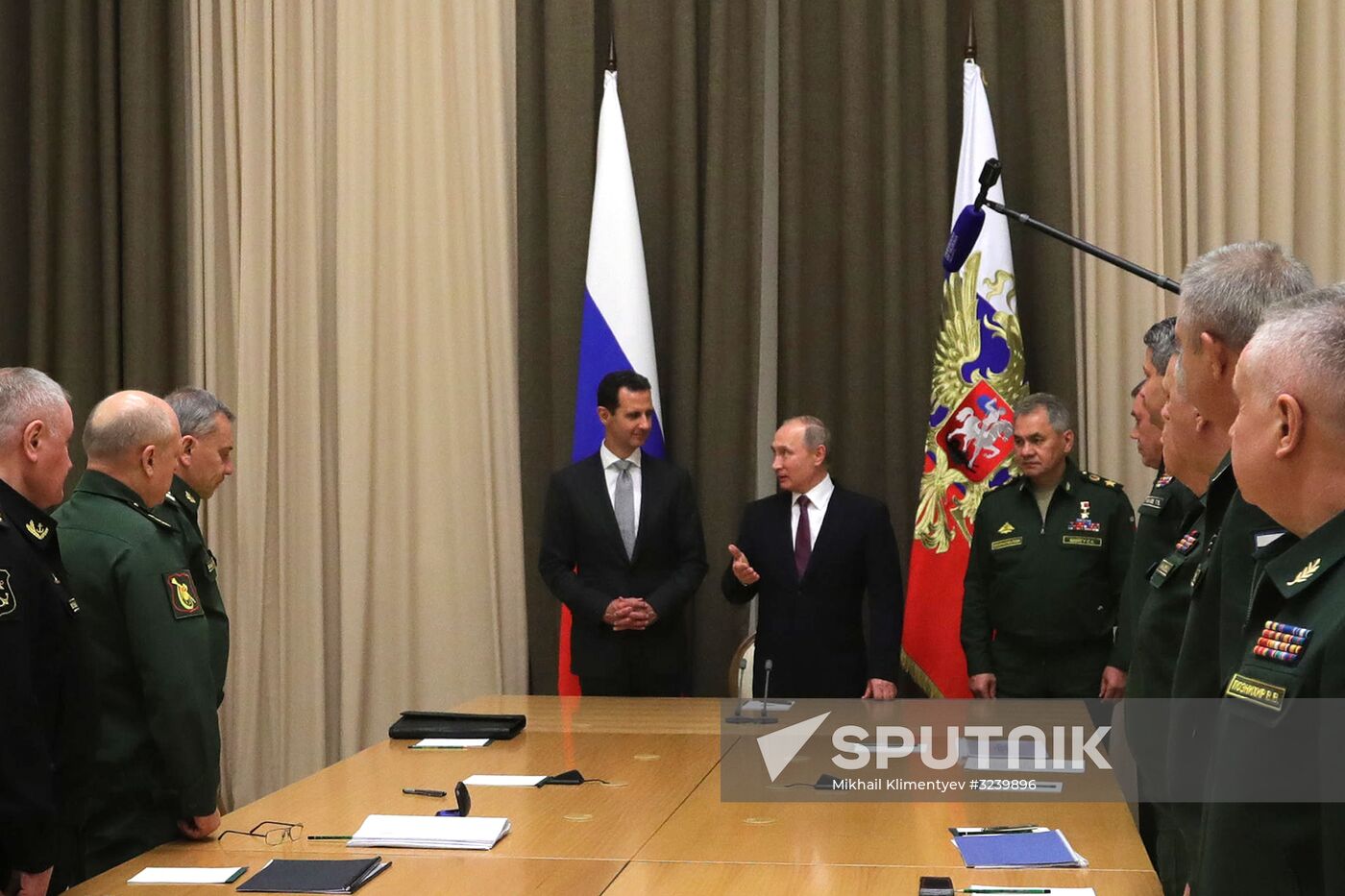 Vladimir Putin meets with Syrian President Bashar Al-Assad