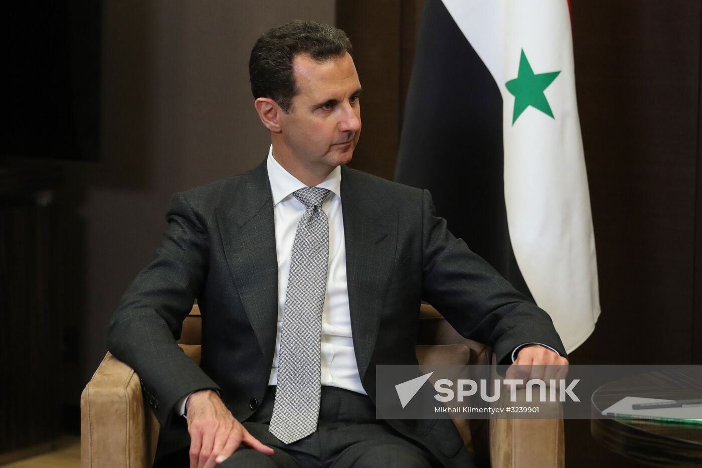 Vladimir Putin meets with Syrian President Bashar Al-Assad