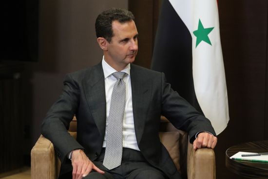 Vladimir Putin meets with Syrian President Bashar Al-Assad