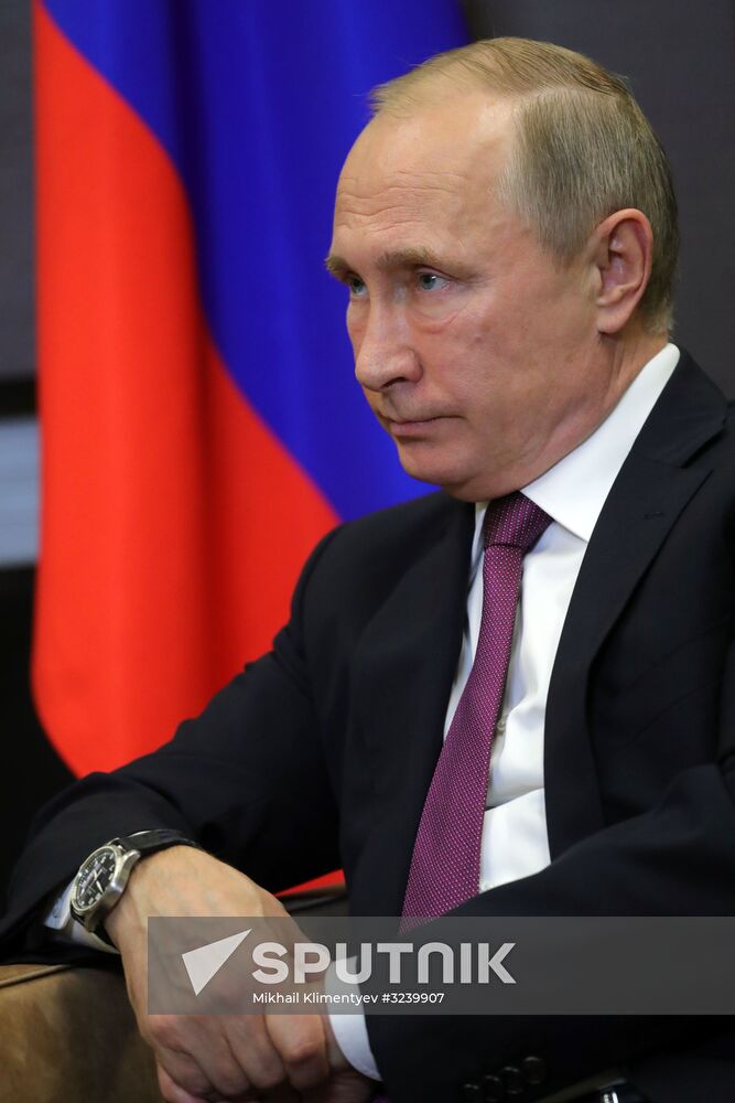 Vladimir Putin meets with Syrian President Bashar Al-Assad