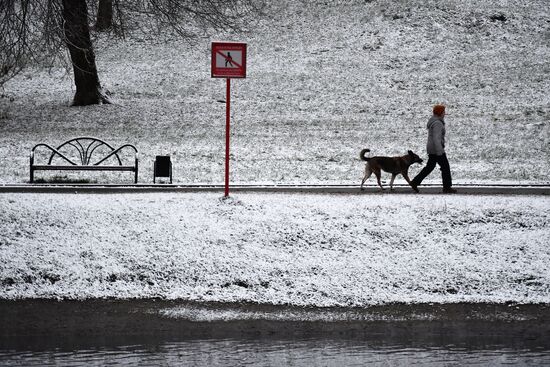 Snow in Moscow