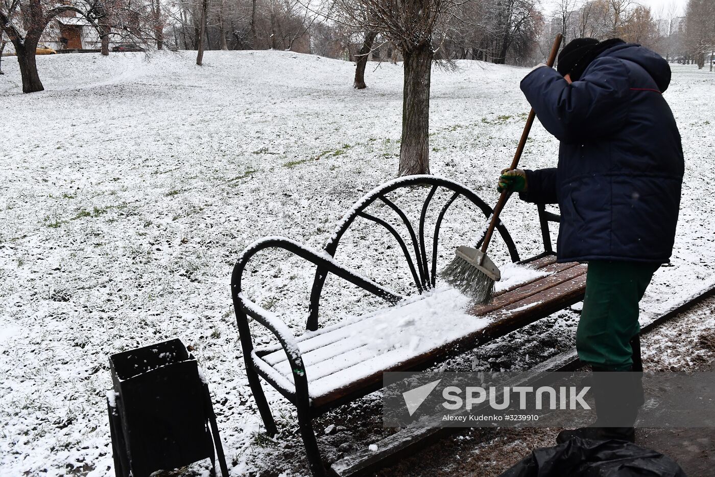 Snow in Moscow