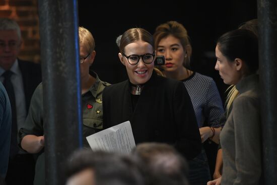 Expert discussion with Ksenia Sobchak