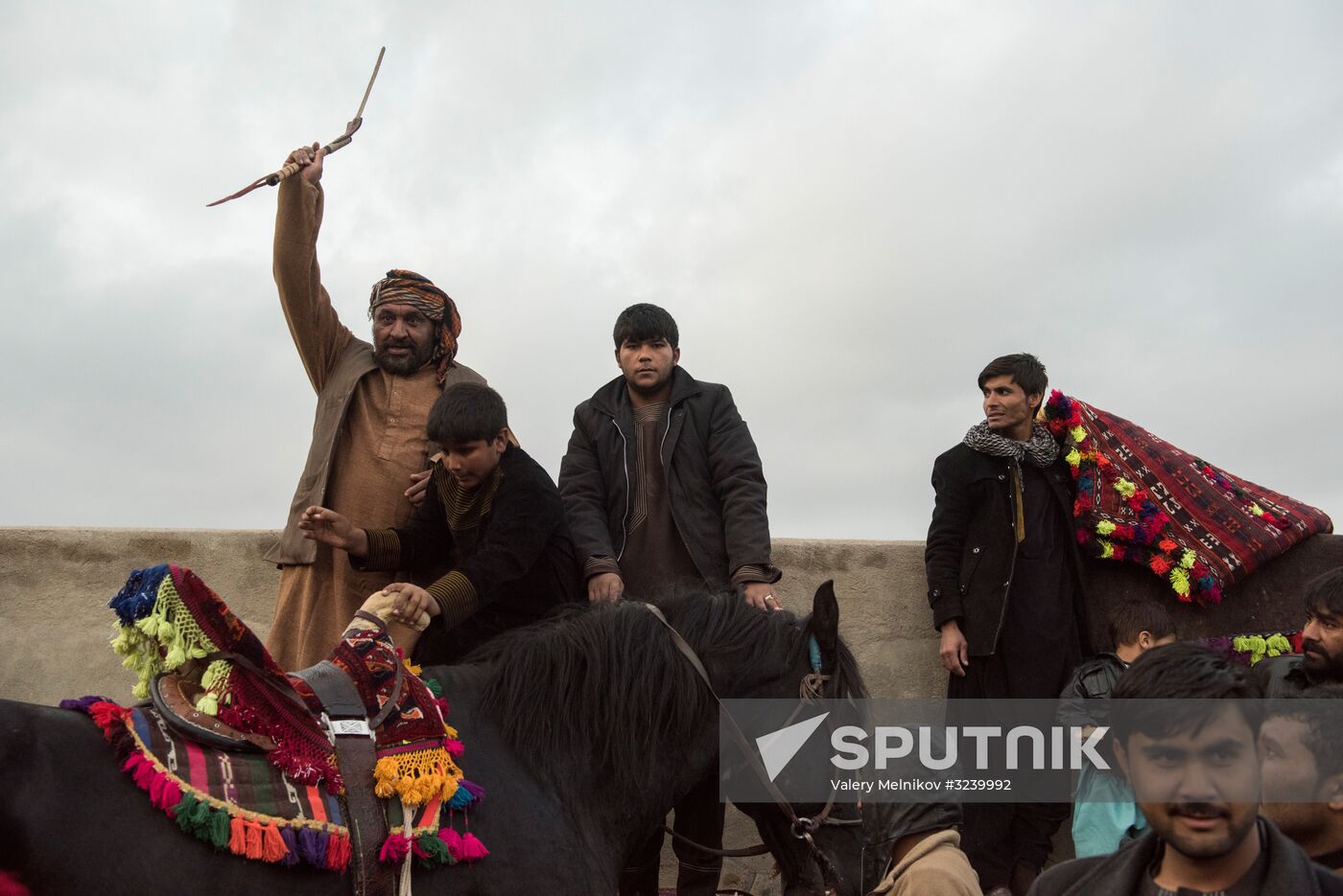Buzkashi national game