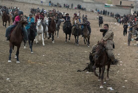 Buzkashi national game