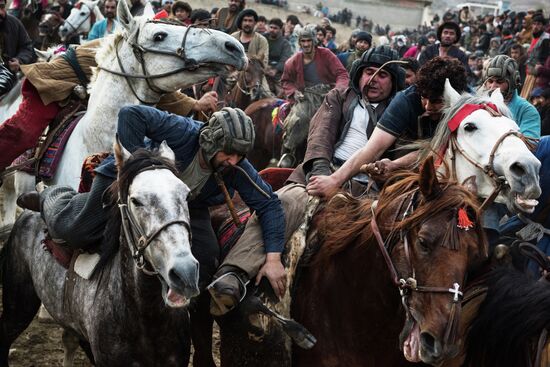 Buzkashi national game