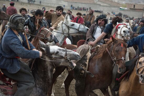 Buzkashi national game