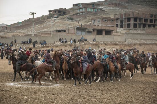 Buzkashi national game