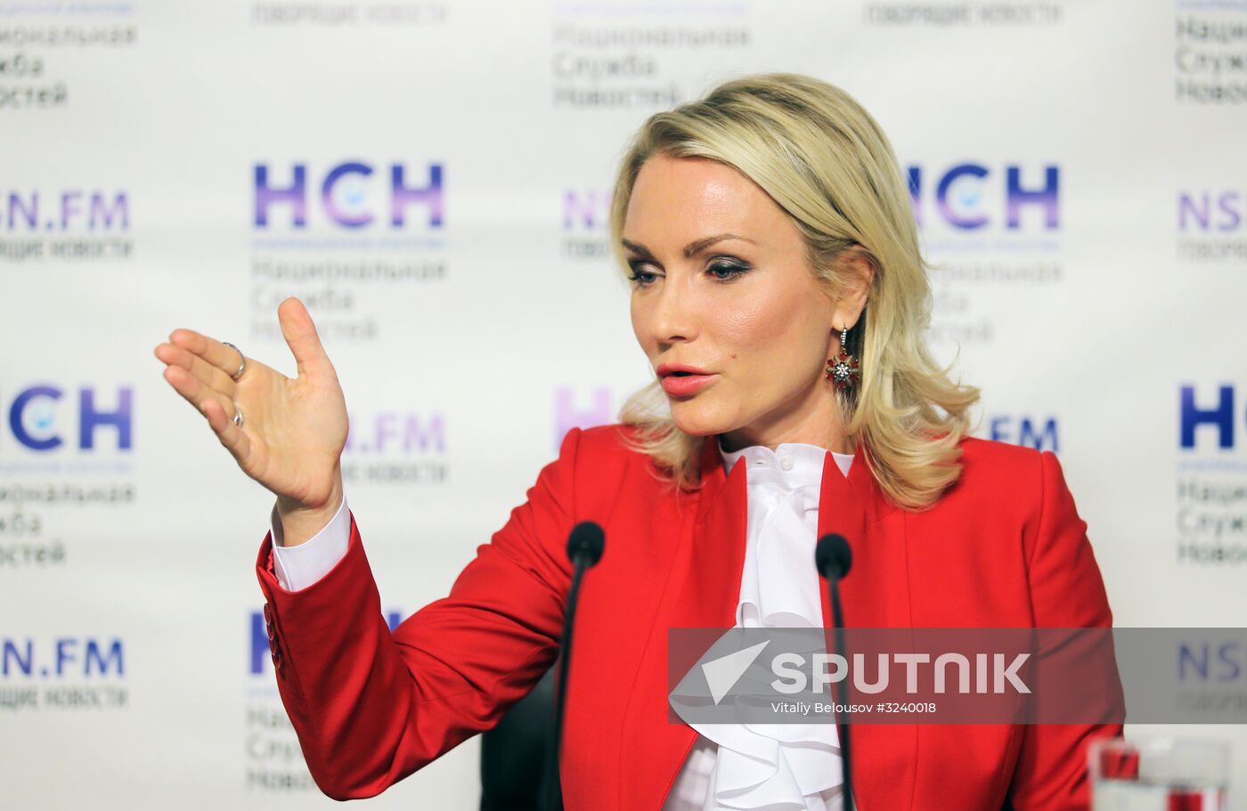 News conference with Yekaterina Gordon