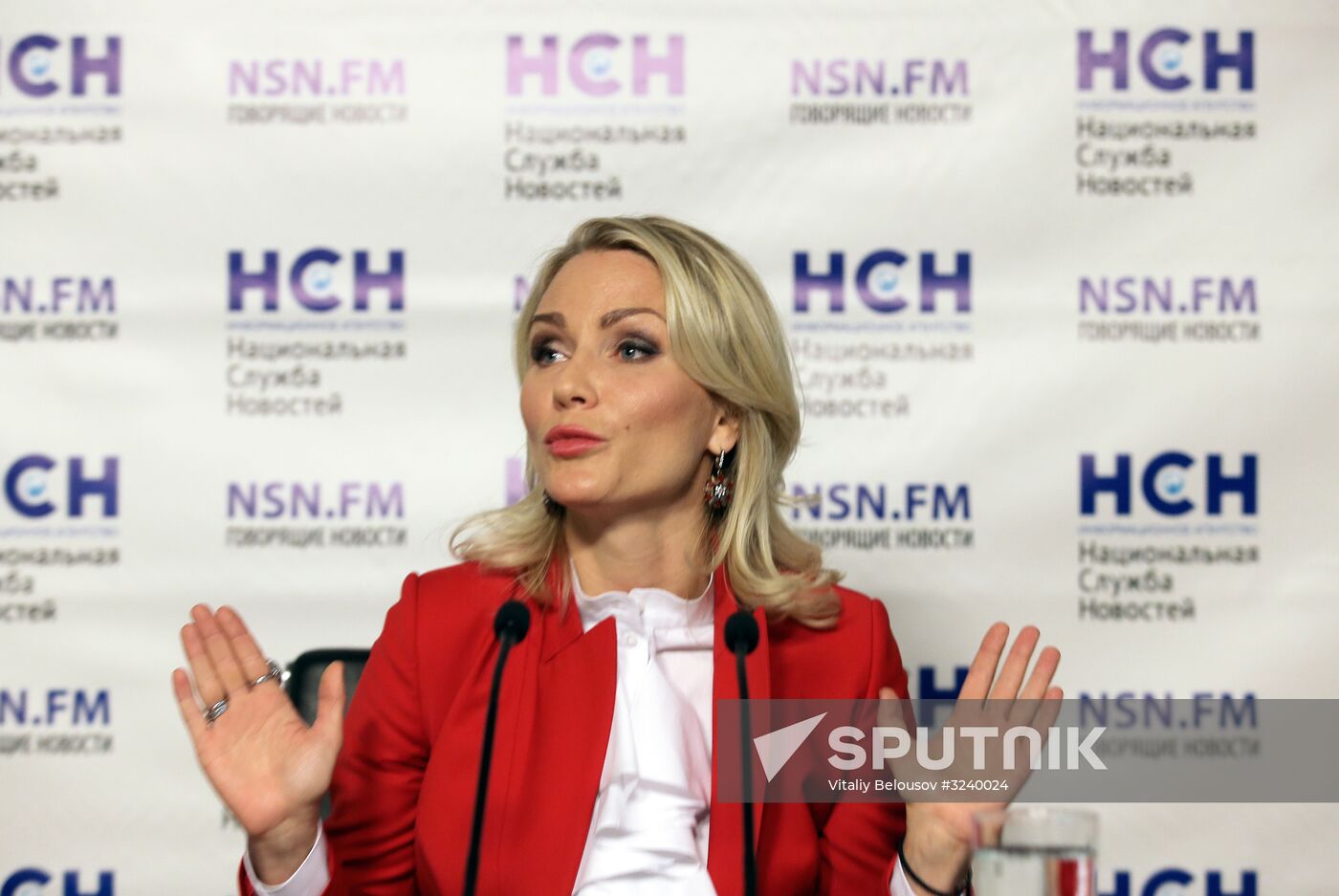 News conference with Yekaterina Gordon