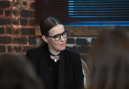 Expert discussion with Ksenia Sobchak