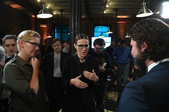Expert discussion with Ksenia Sobchak
