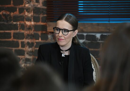 Expert discussion with Ksenia Sobchak