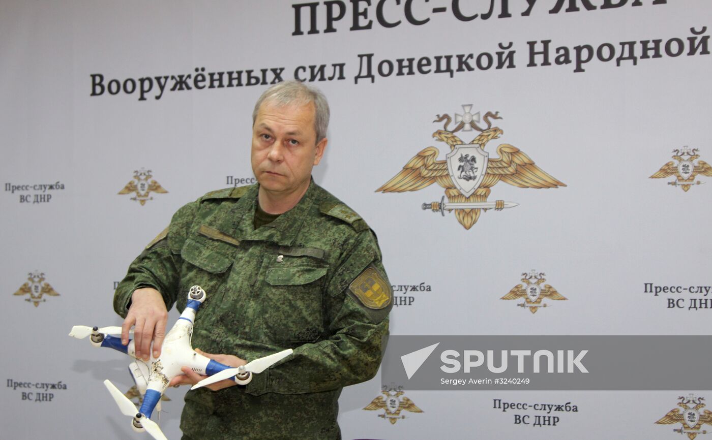 Donetsk People's Republic reported on a Ukrainian drone shot down in Dokuchayevsk