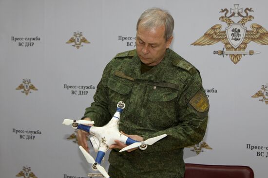 Donetsk People's Republic reported on a Ukrainian drone shot down in Dokuchayevsk
