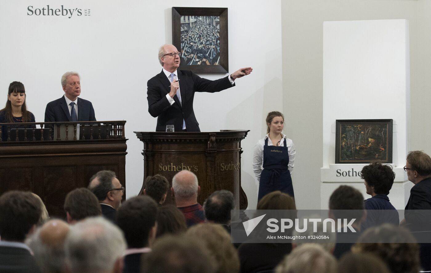 Winston Churchill's last picture put up for auction