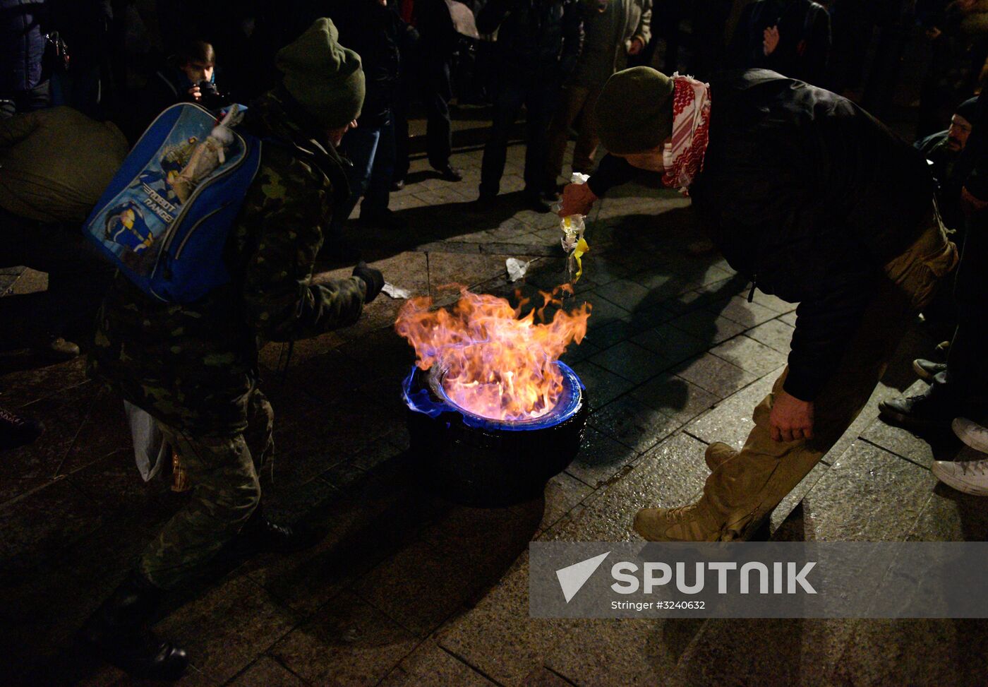 Maidan anniversary rally in Kiev