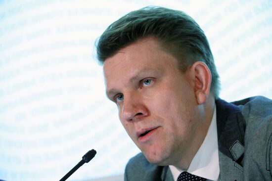 News conference 'Eksmo non-fiction marks 10 years: rebranding'