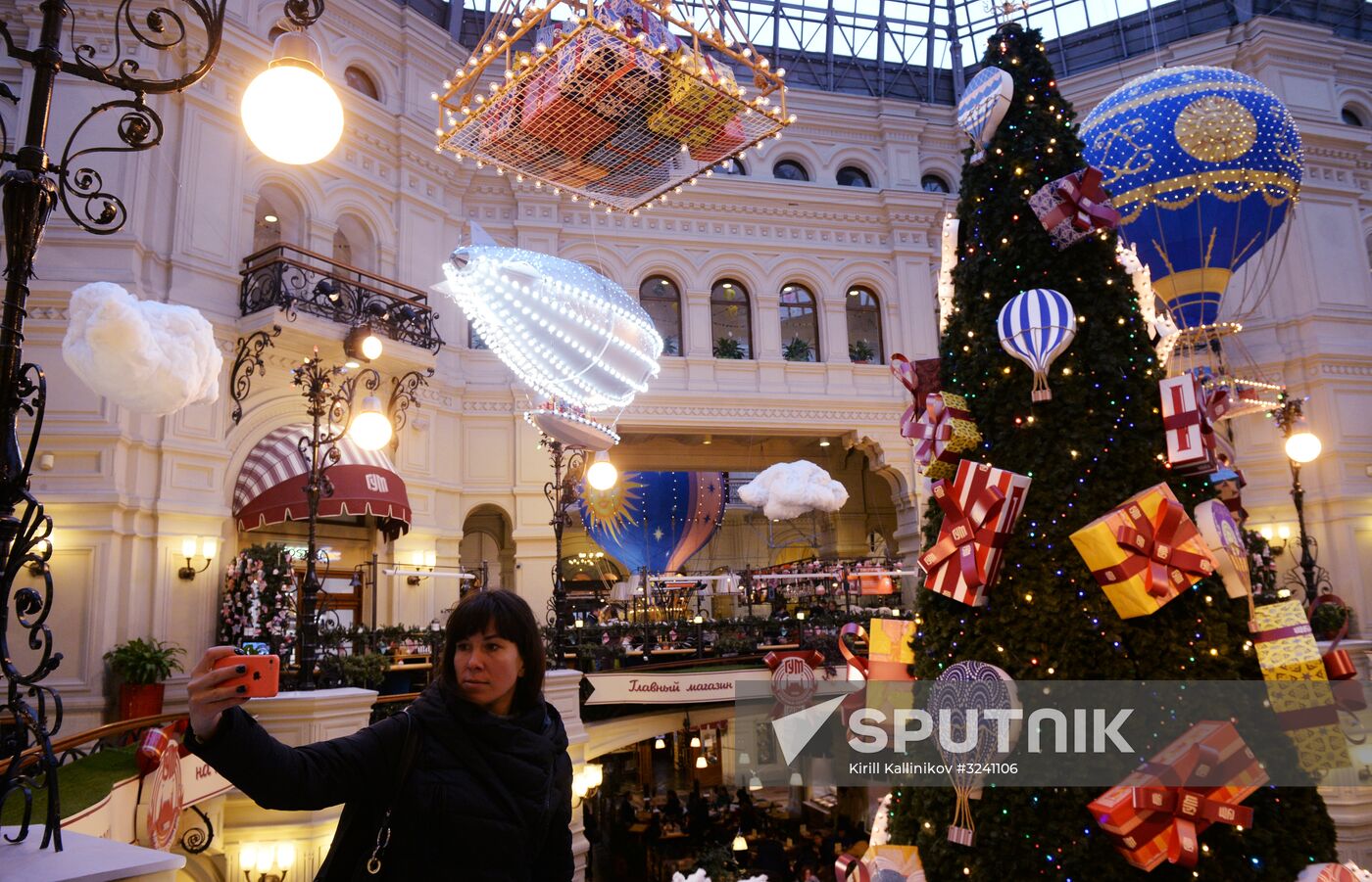 GUM department store ahead of New Year