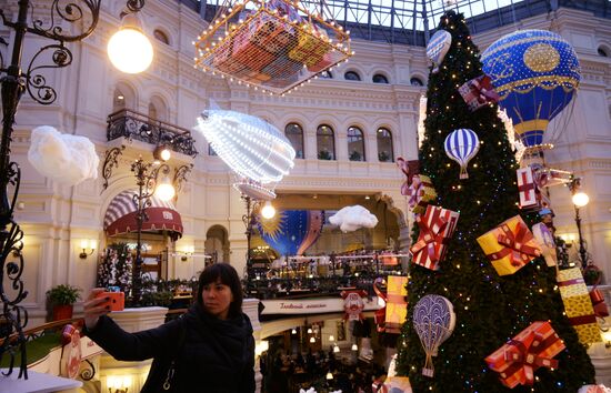 GUM department store ahead of New Year