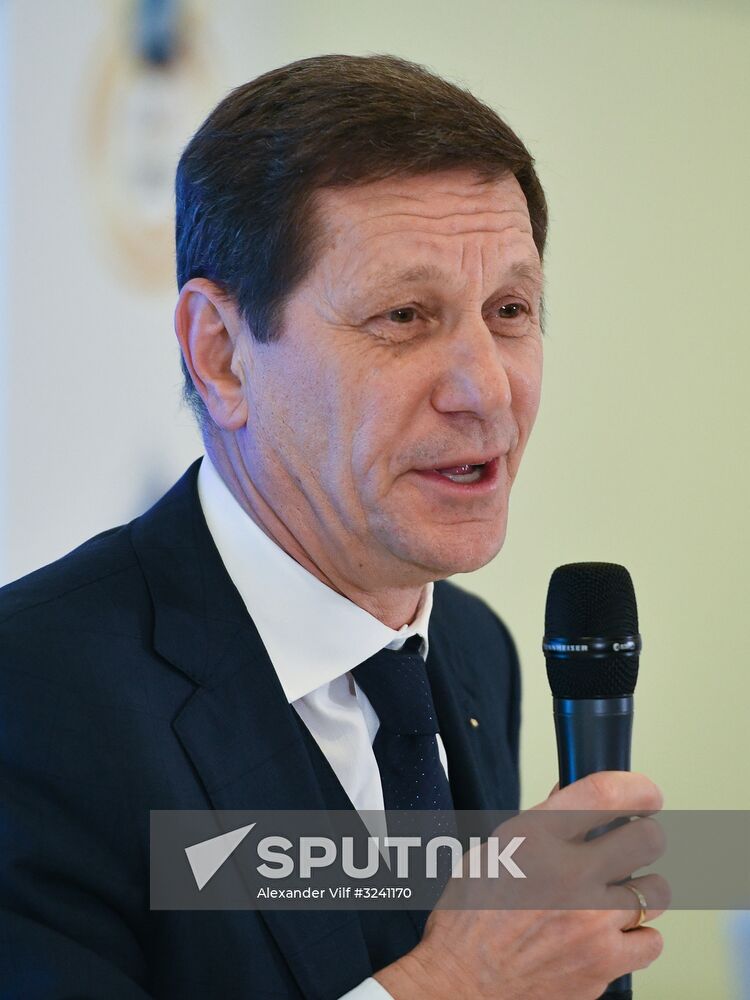 News conference on launch of Thank you, Mother! campaign