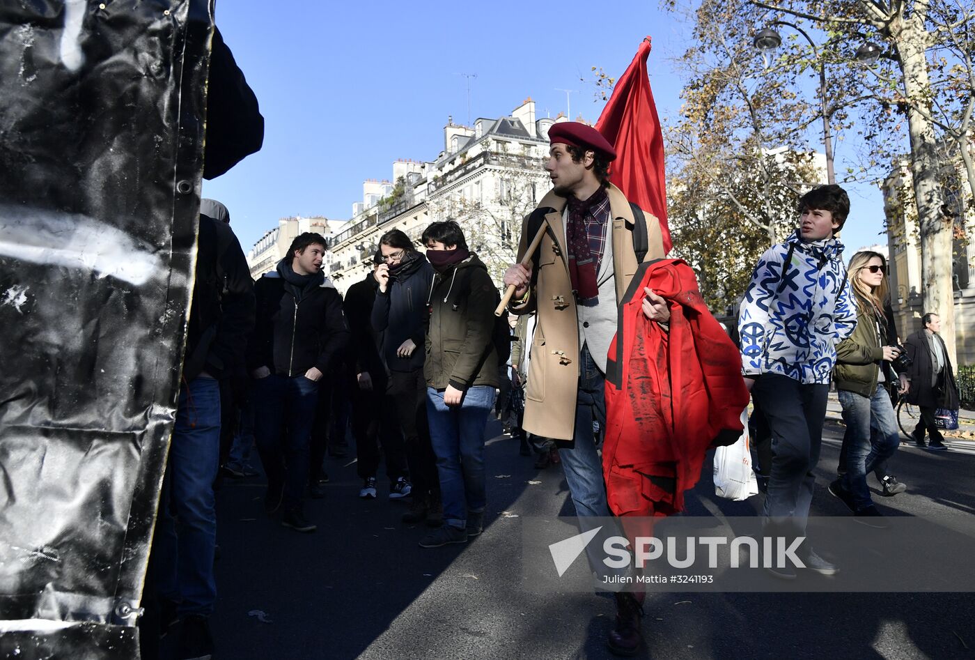 Protest against education reform in Paris