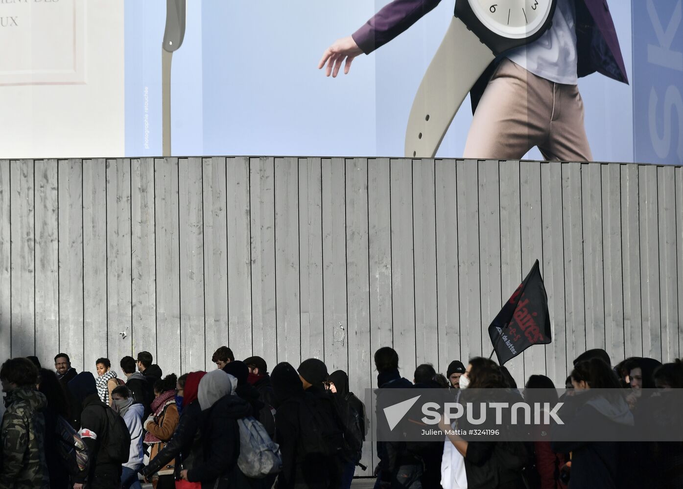 Protest against education reform in Paris