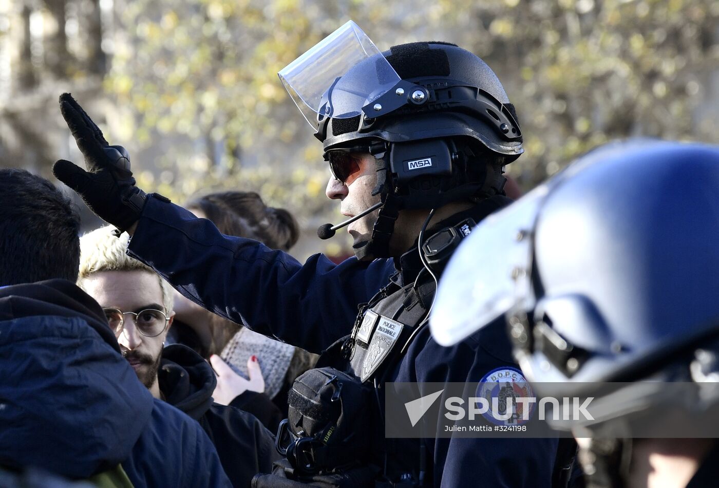 Protest against education reform in Paris